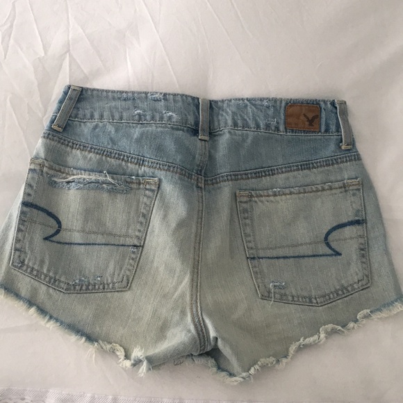 American Eagle Distressed Denim Shorts - Picture 2 of 5